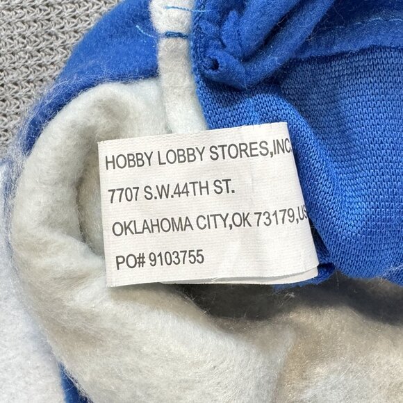 Jumbo Hobby Lobby Let It Snow Snowman Christmas Stocking 29" BlueFelt Winter - Picture 5 of 9